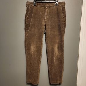 Brooks Brothers Clark fit tan corduroy pants size W36 X L31